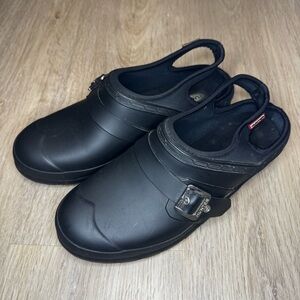 Hunter Women's Slingback Clog Waterproof Slip On Mule Shoes US 9 Garden Outdoor